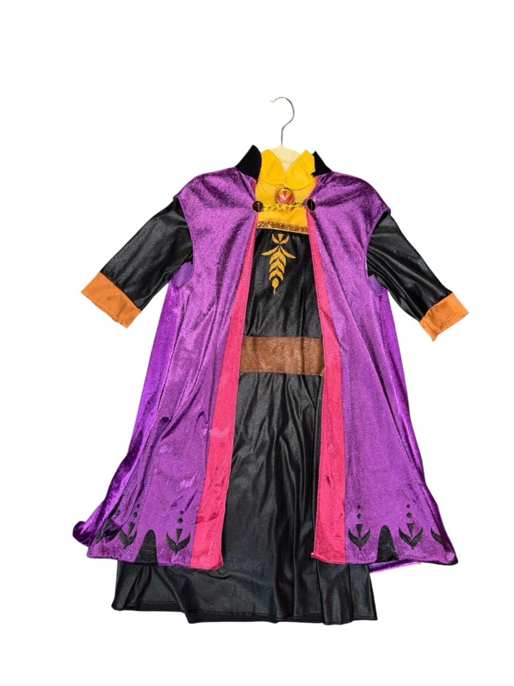 Disney Frozen Anna Royal Cape Costume Size 4-6X